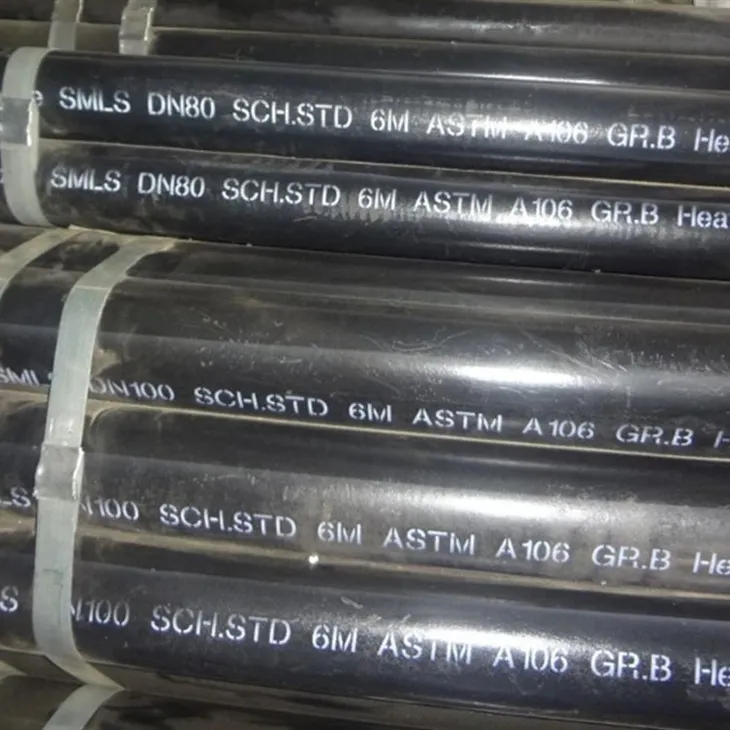 AISI B36.10 ASTM A106 B Teava fara sudura din otel negru