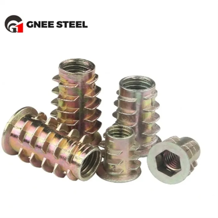 DIN 7965 Slotted Threaded Inserts