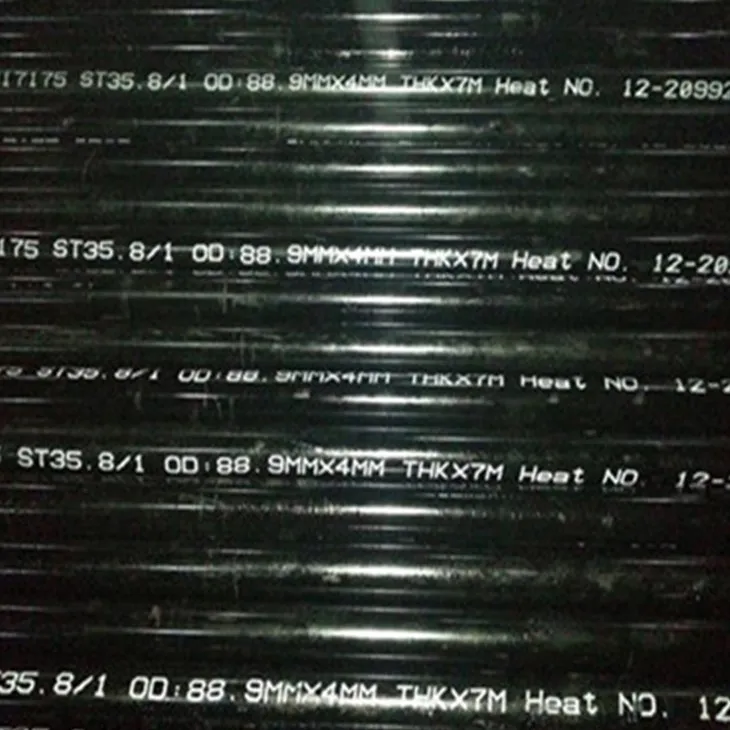 Țeavă din oțel carbon DIN 17175 St35.8 fără sudură