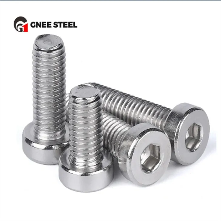 SS201 SS304 SS316 Șuruburi hexagonale cu cap joasă