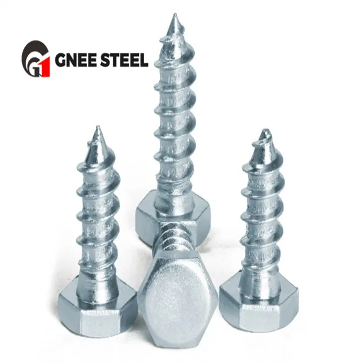 SS316 Șuruburi hexagonale pentru lemn cu cap hexagonal